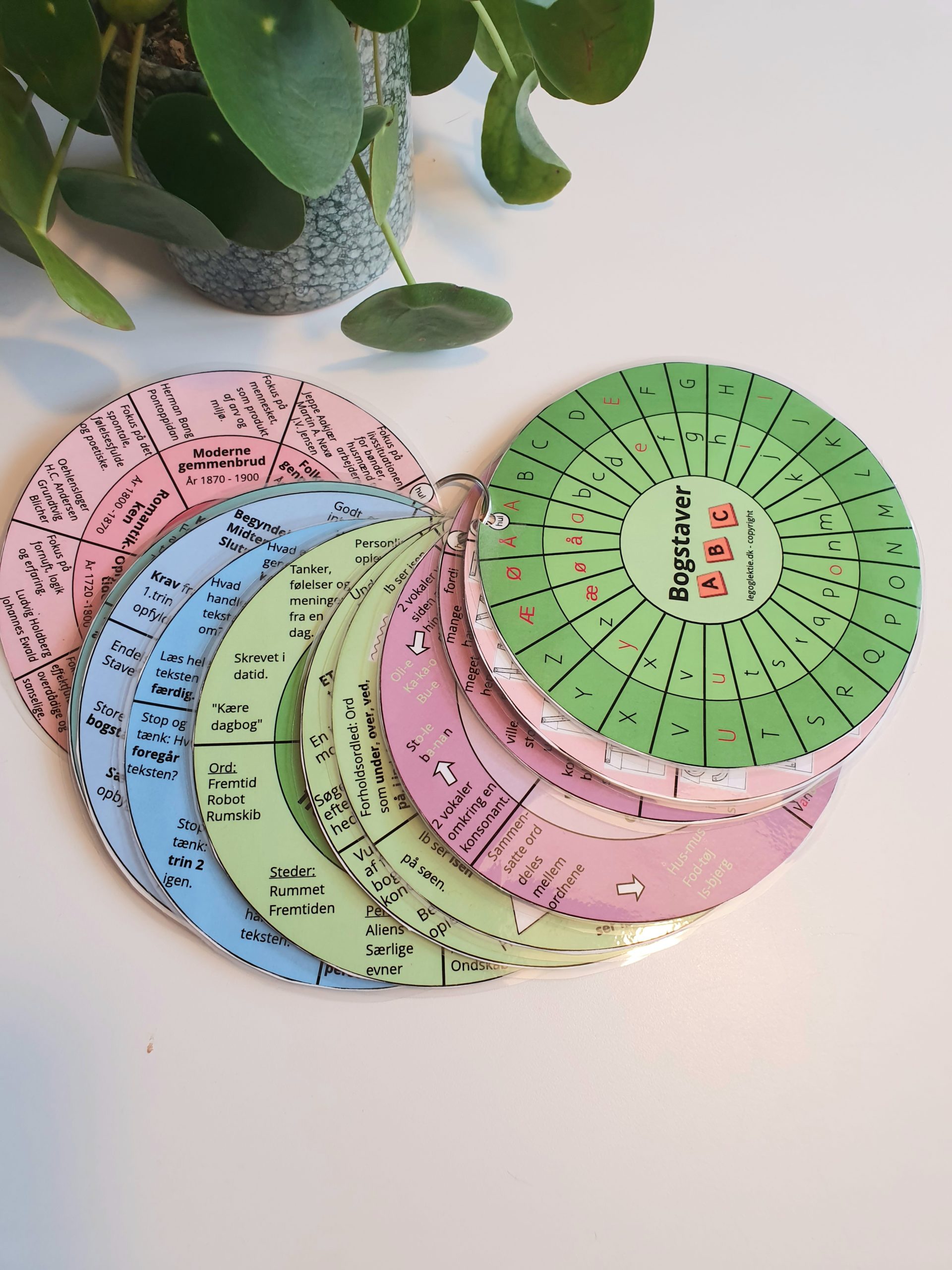 Alle Leg&Lektie SKOLEcirkler (Print selv)