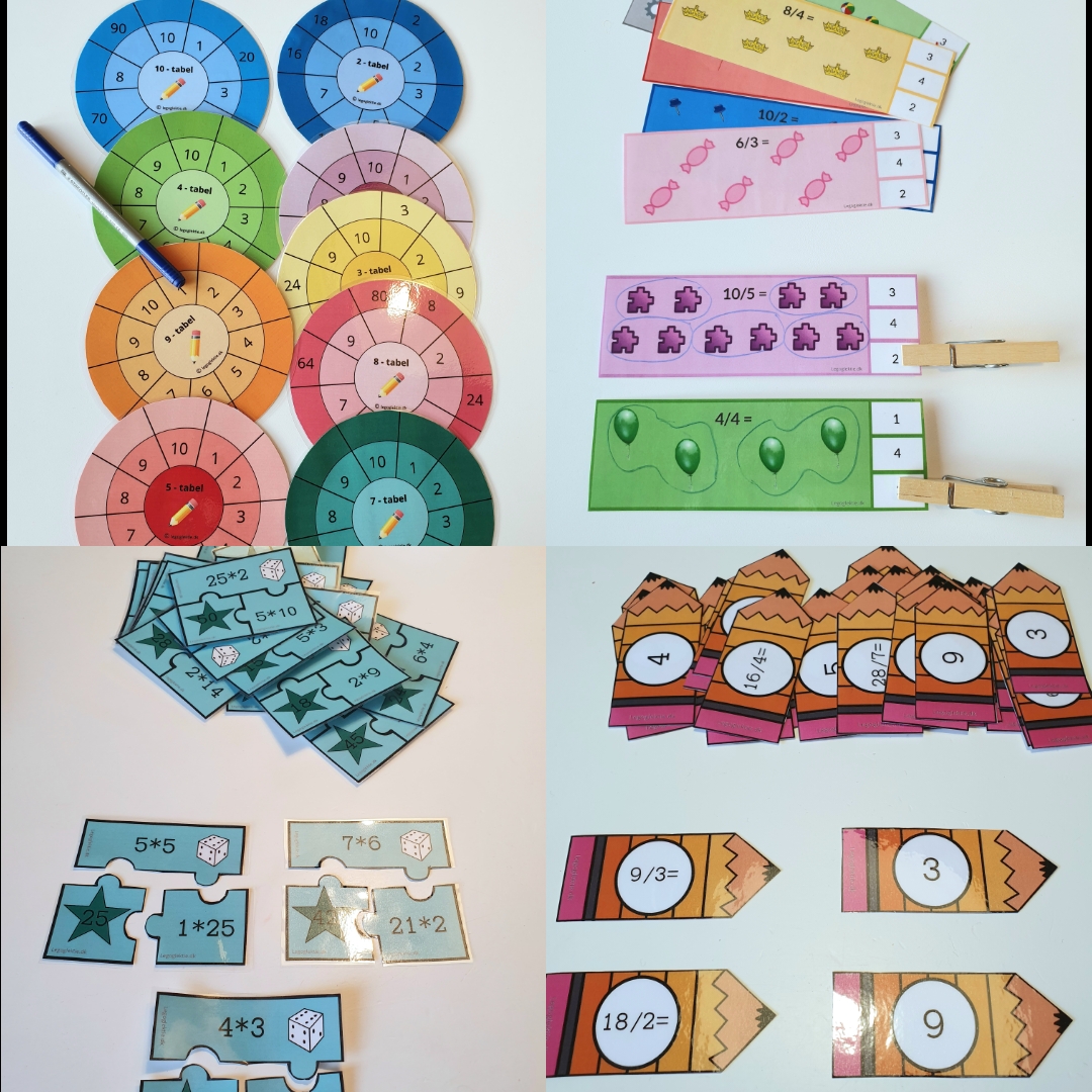 Spil med alle 4 regnearter (Print selv)