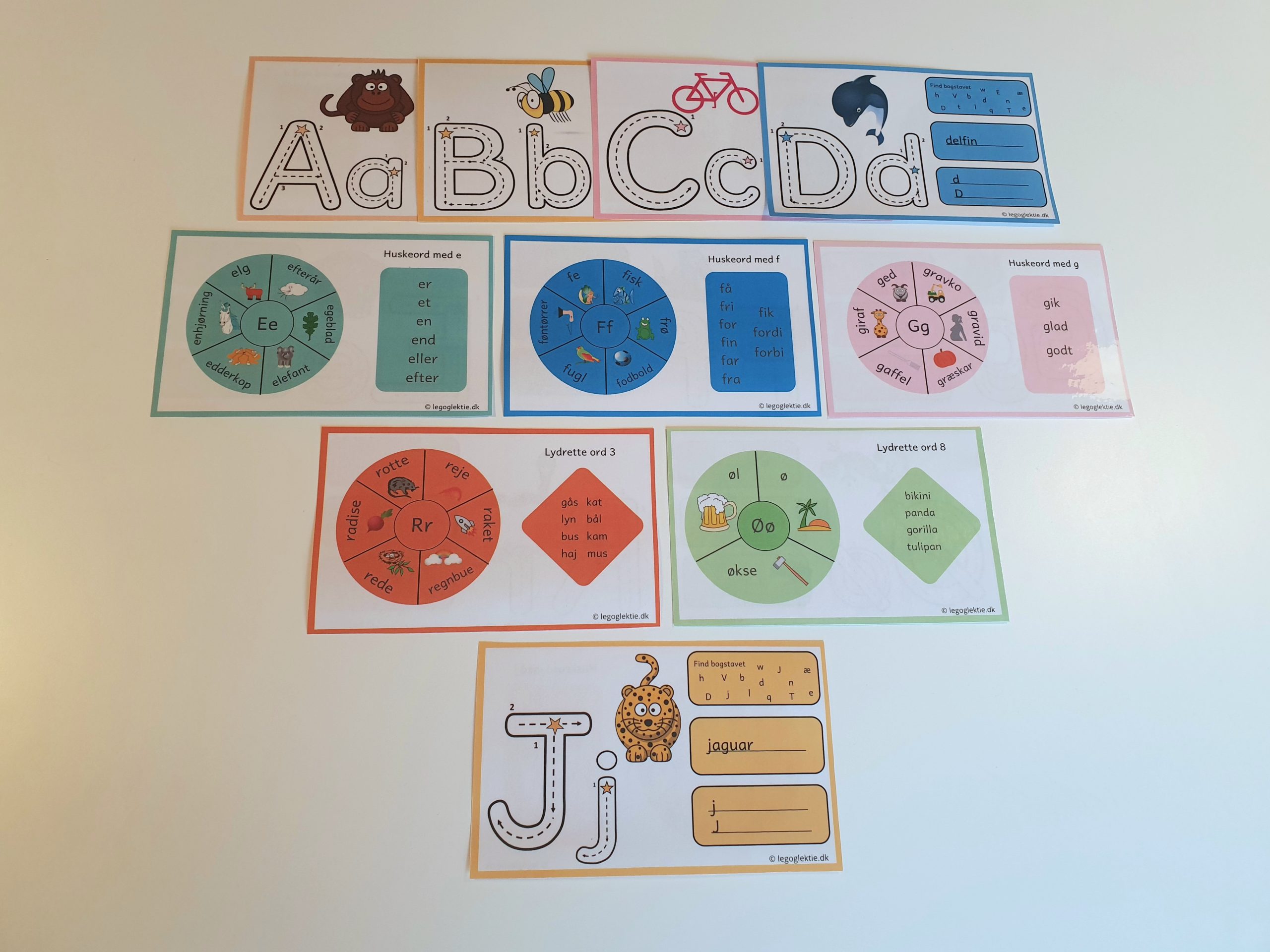 Leg&Lektie kort (Print selv)