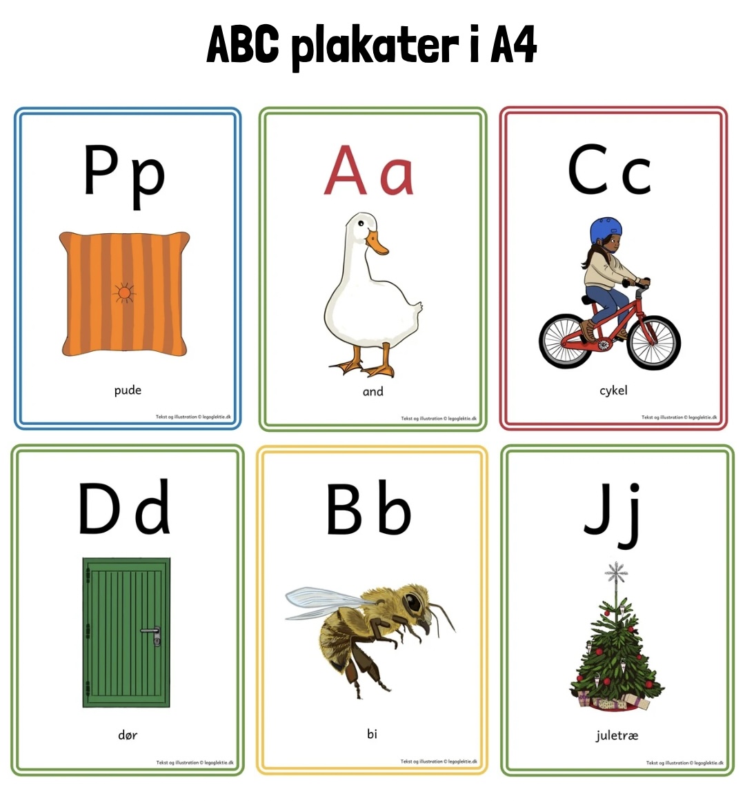 Plakater - ABC (Print selv)