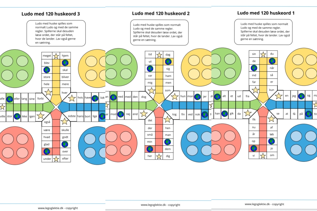 Hjælp til læsning og lyde 0.-1. klasse - pakke (Print selv)