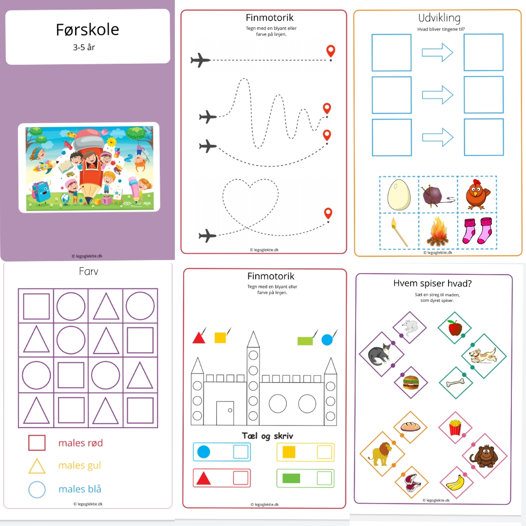 Børnehavepakke 3- 5 år (Spar 5%)