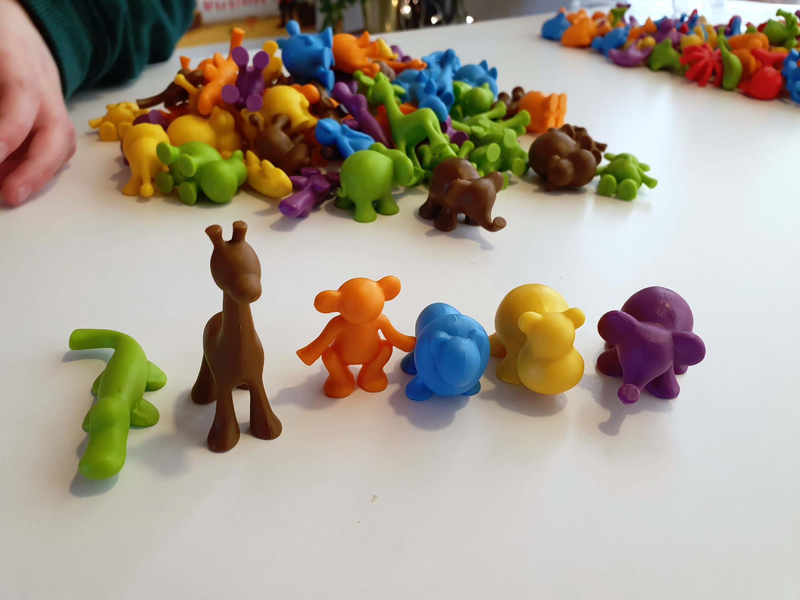 Afrikas dyr til farve og tal