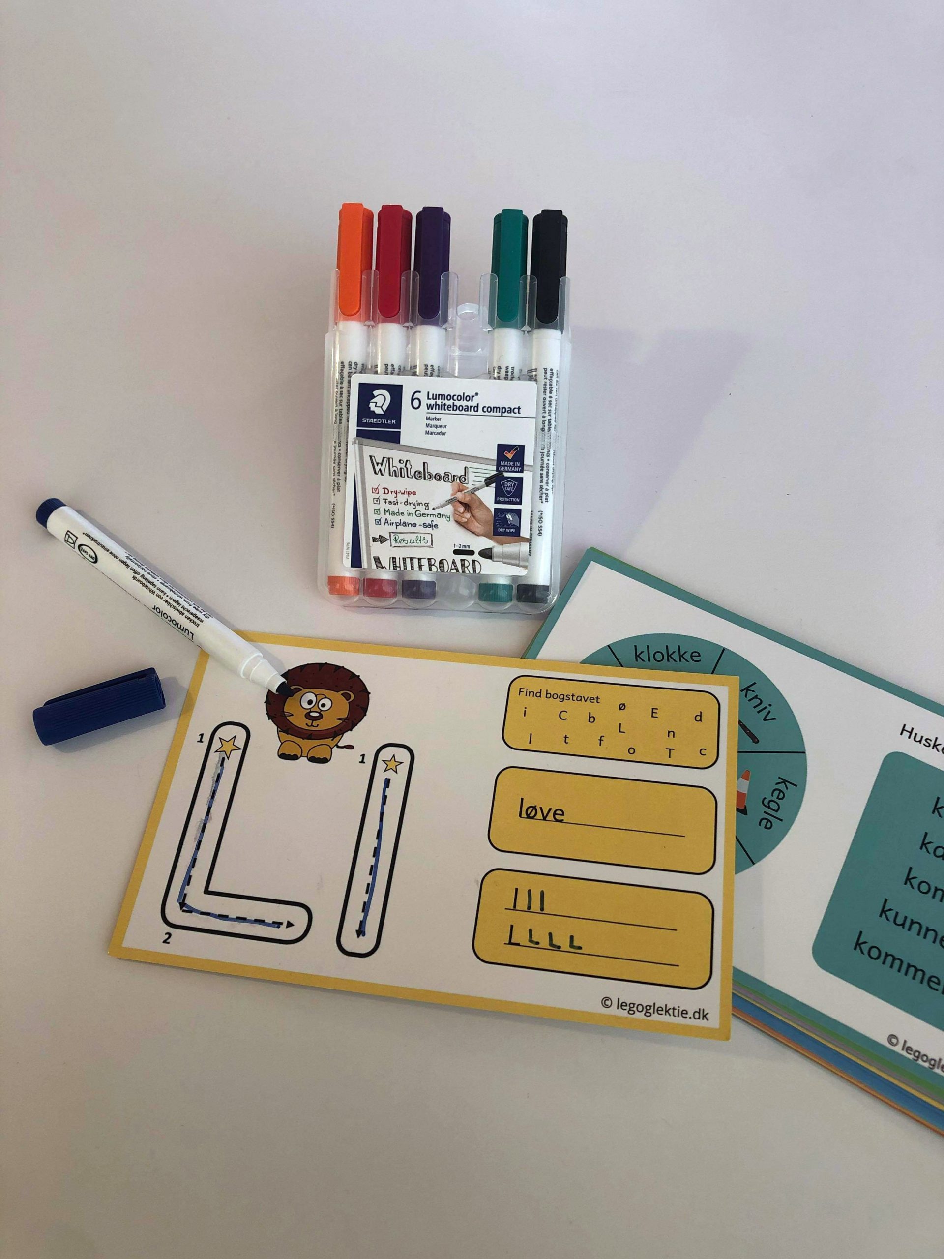 Staedtler kvalitets whiteboardtuscher til læringskort