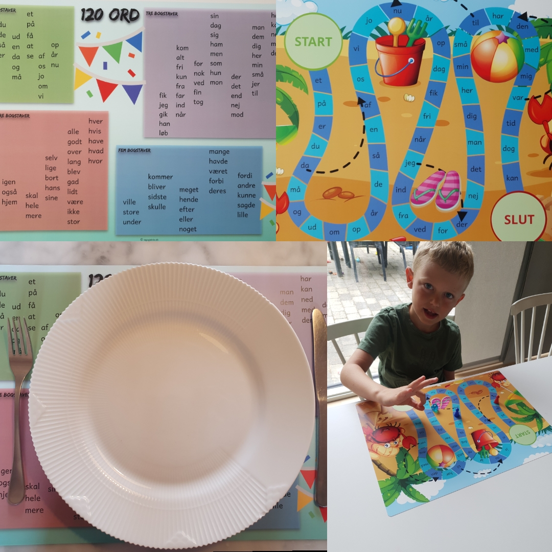 120 ORD samtaletavle - træn og lær de 120 ord