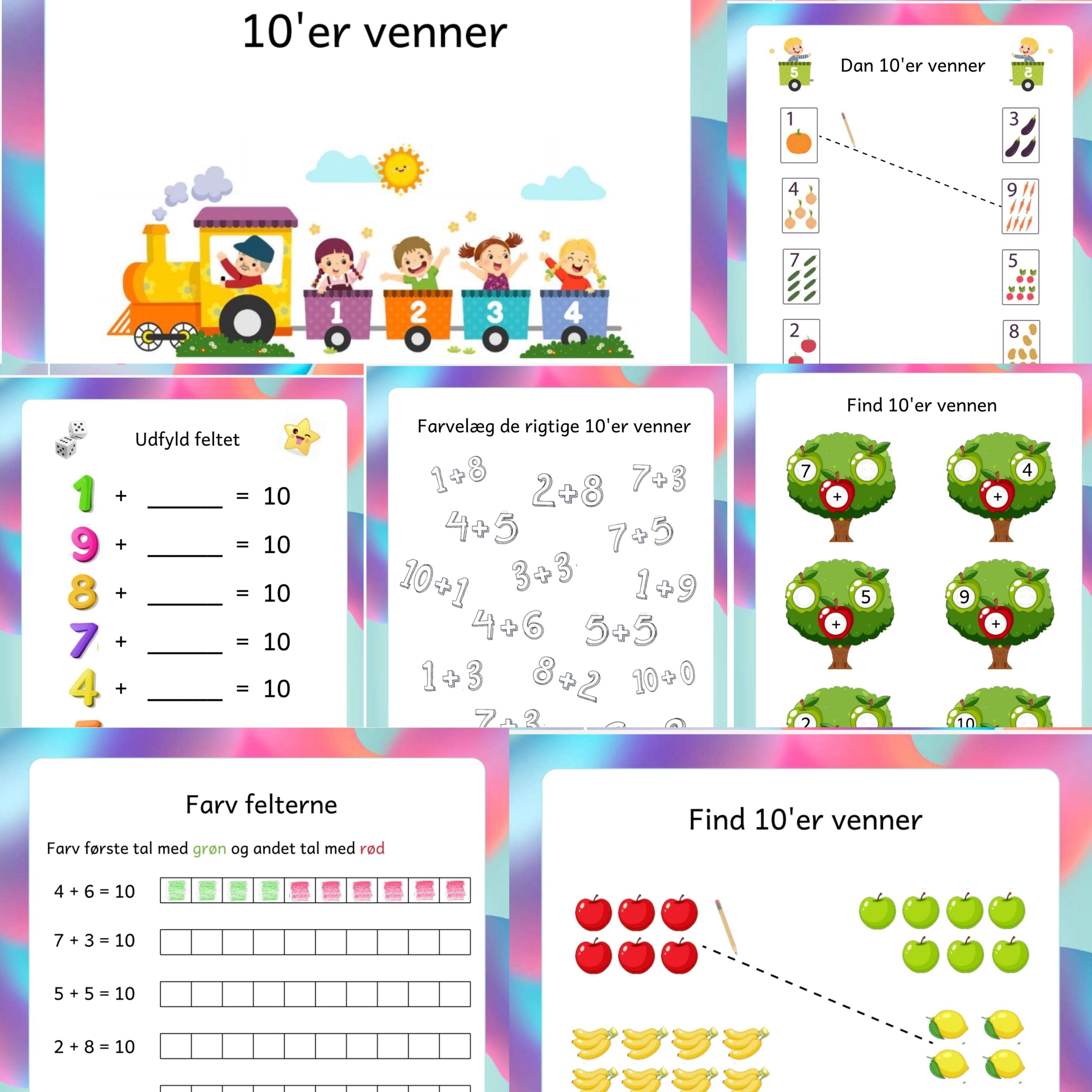 10'er venner hæfte 0.-1. klasse (Print selv)