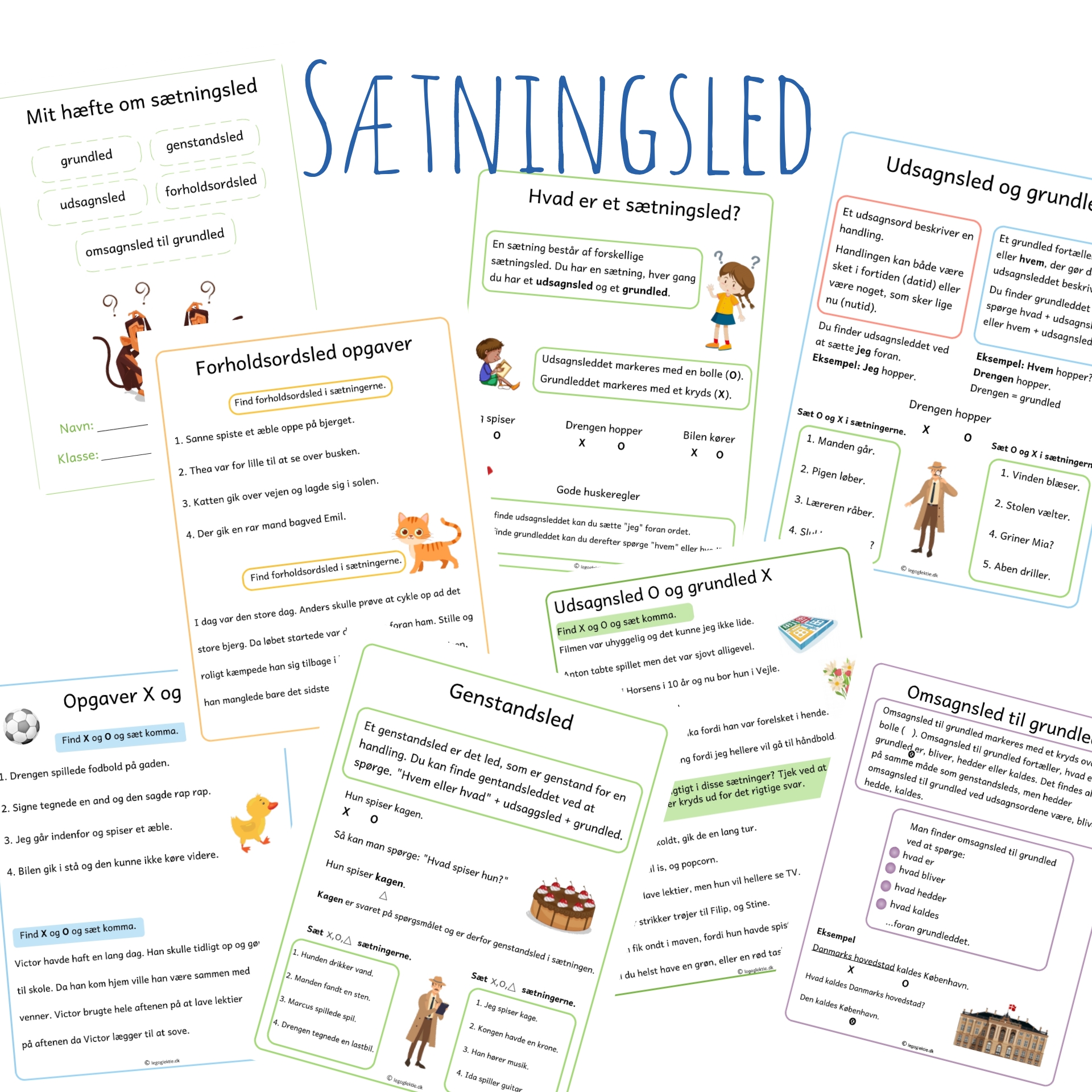 Hæfte om sætningsled (Print selv)