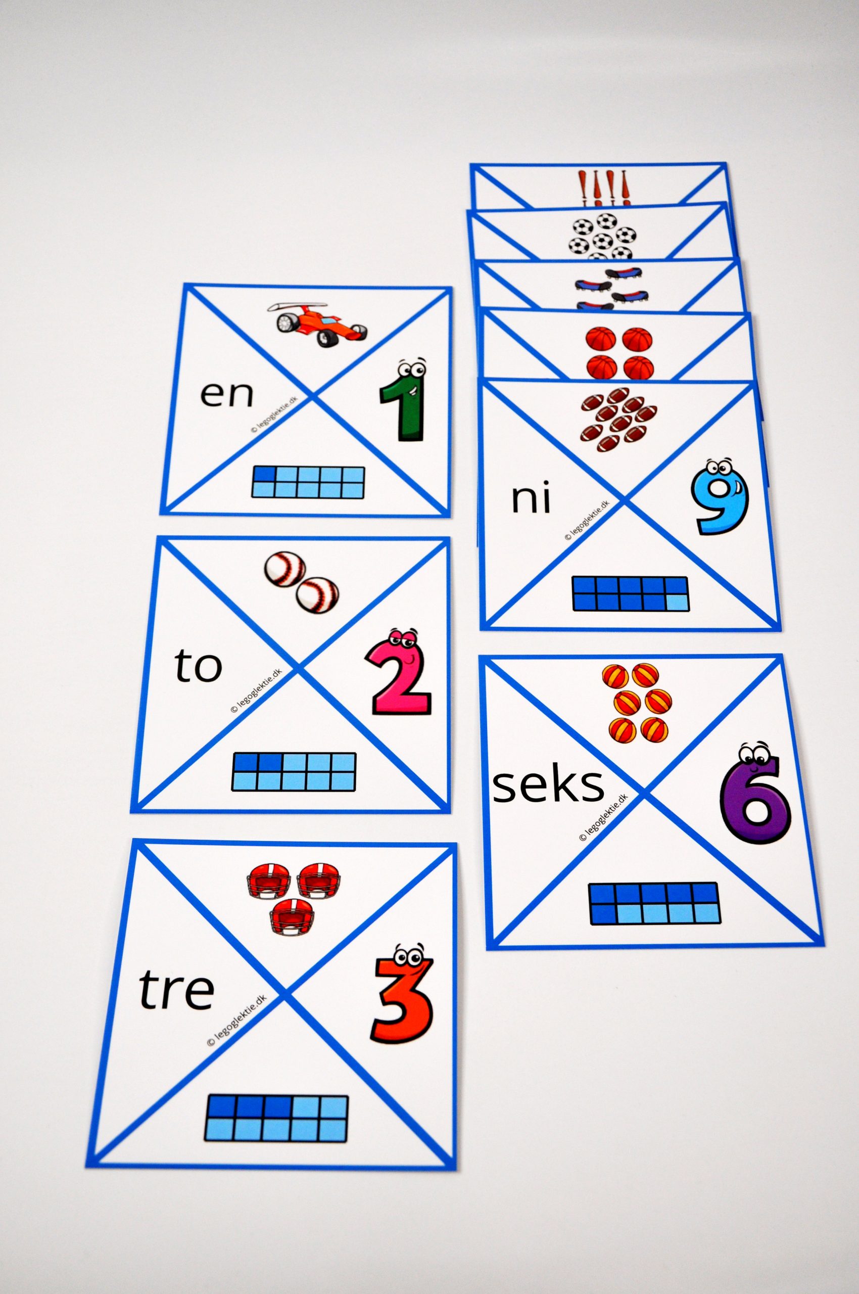 Talspil pakken - lær tal og mængde