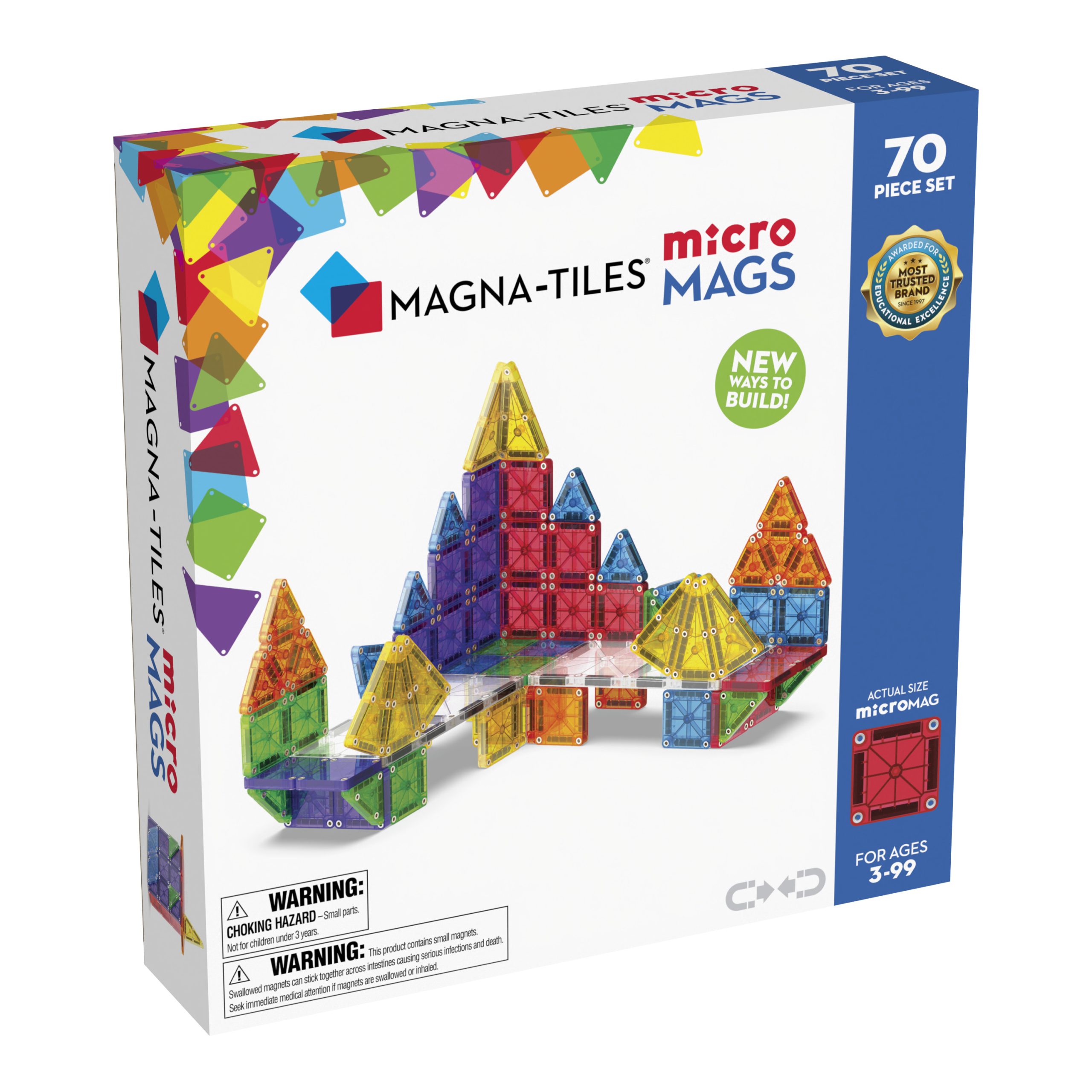 MAGNA-TILES microMAGS 70 dele