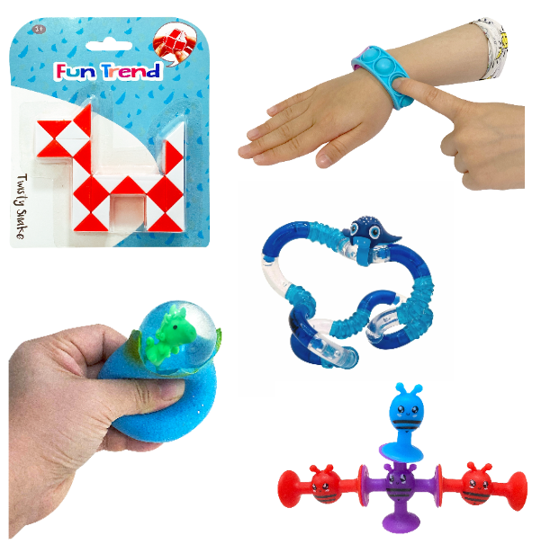 Sanselegetøj (5-pak)