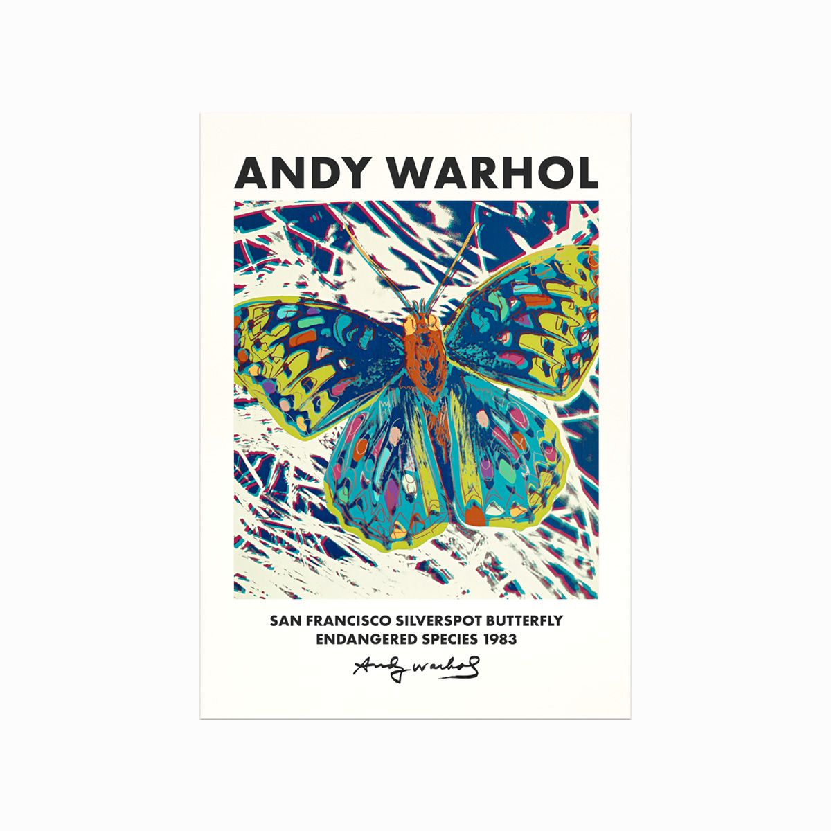 Andy Warhol Butterfly