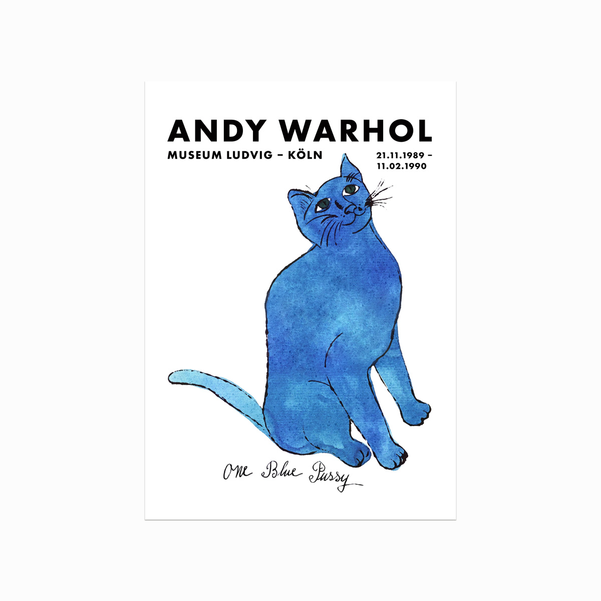 Andy Warhol One Blue Pussy