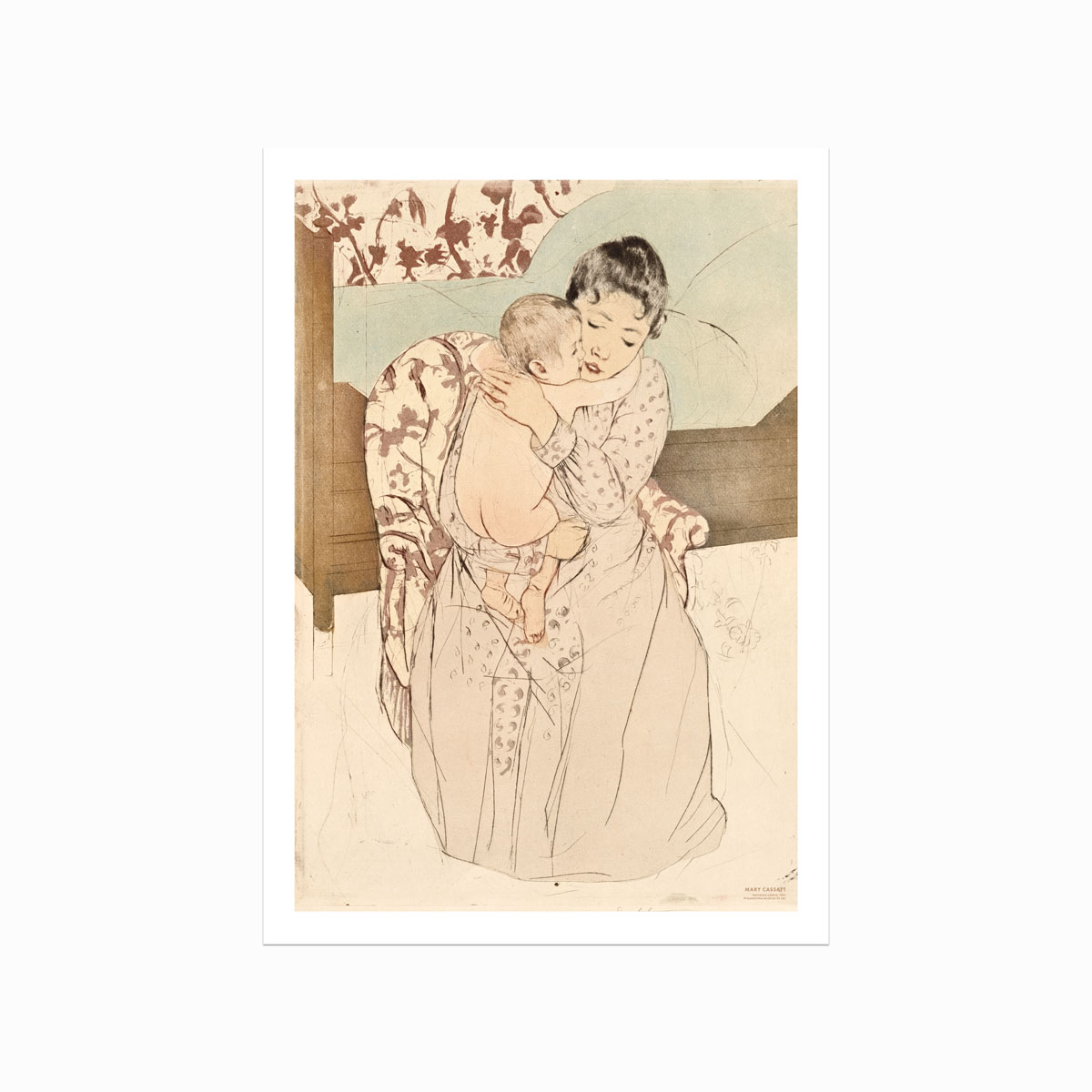 Mary Cassatt plakat Maternal Caress