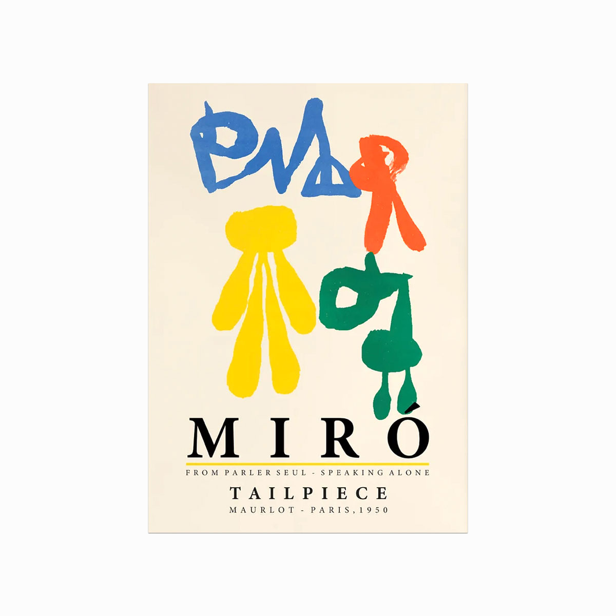 Joan Miró Tailpiece