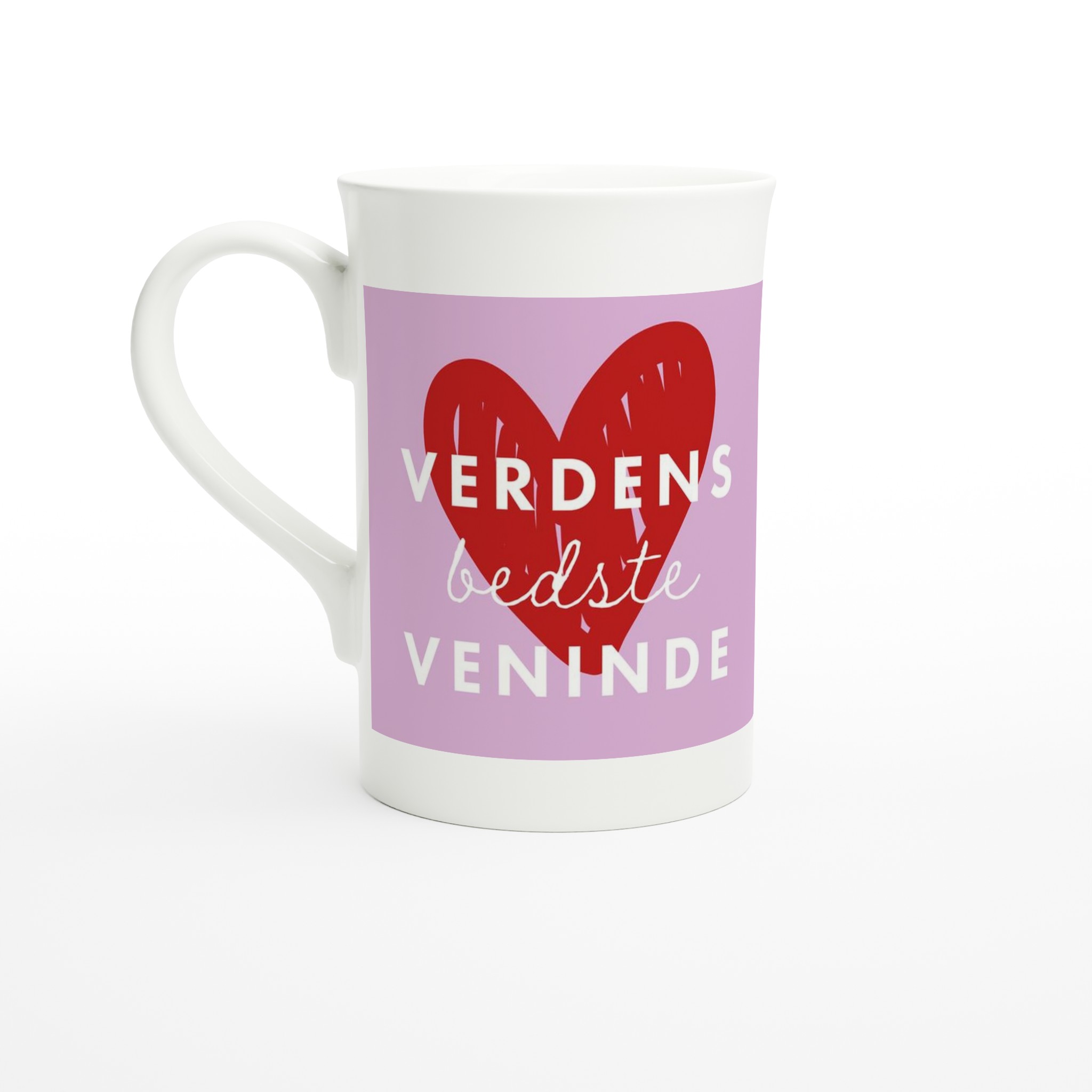 Verdens bedste veninde porcelænskrus (295 ml)