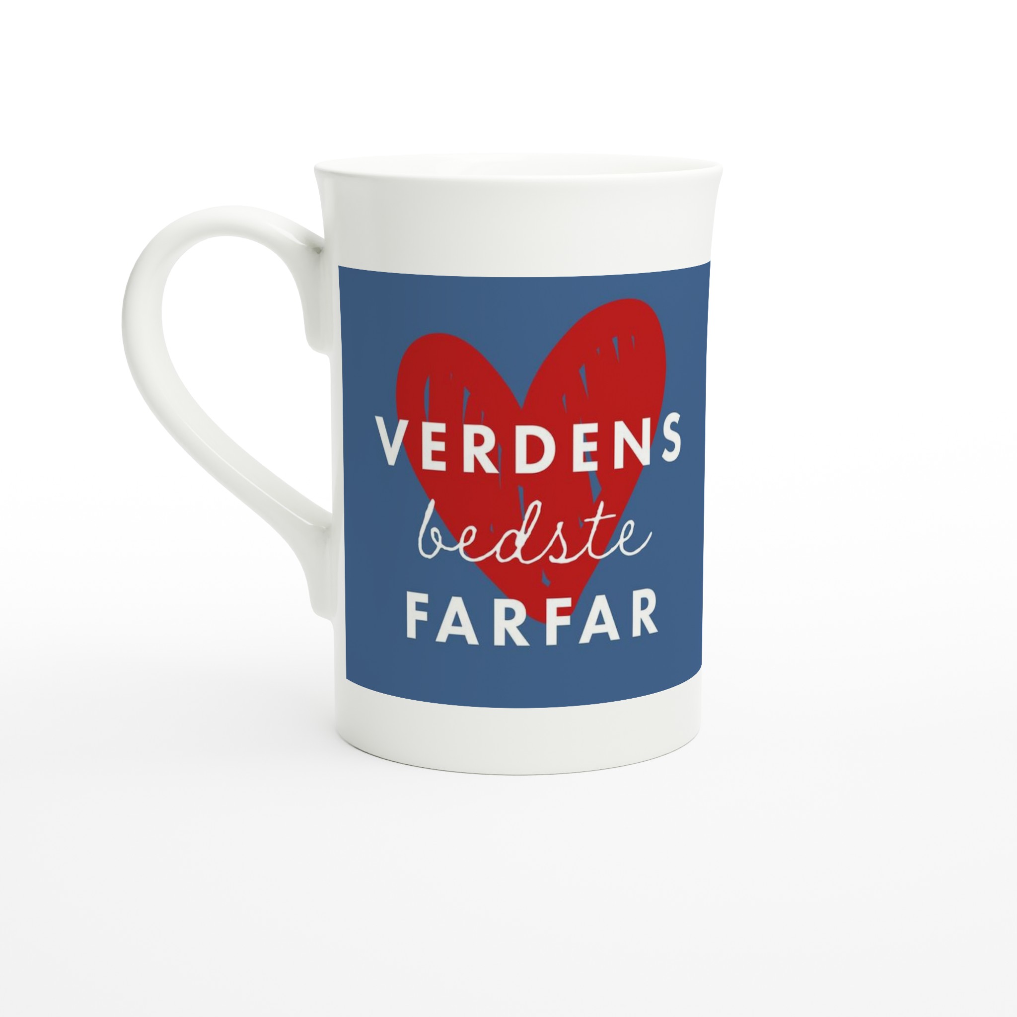 Verdens bedste farfar porcelænskrus (295 ml)