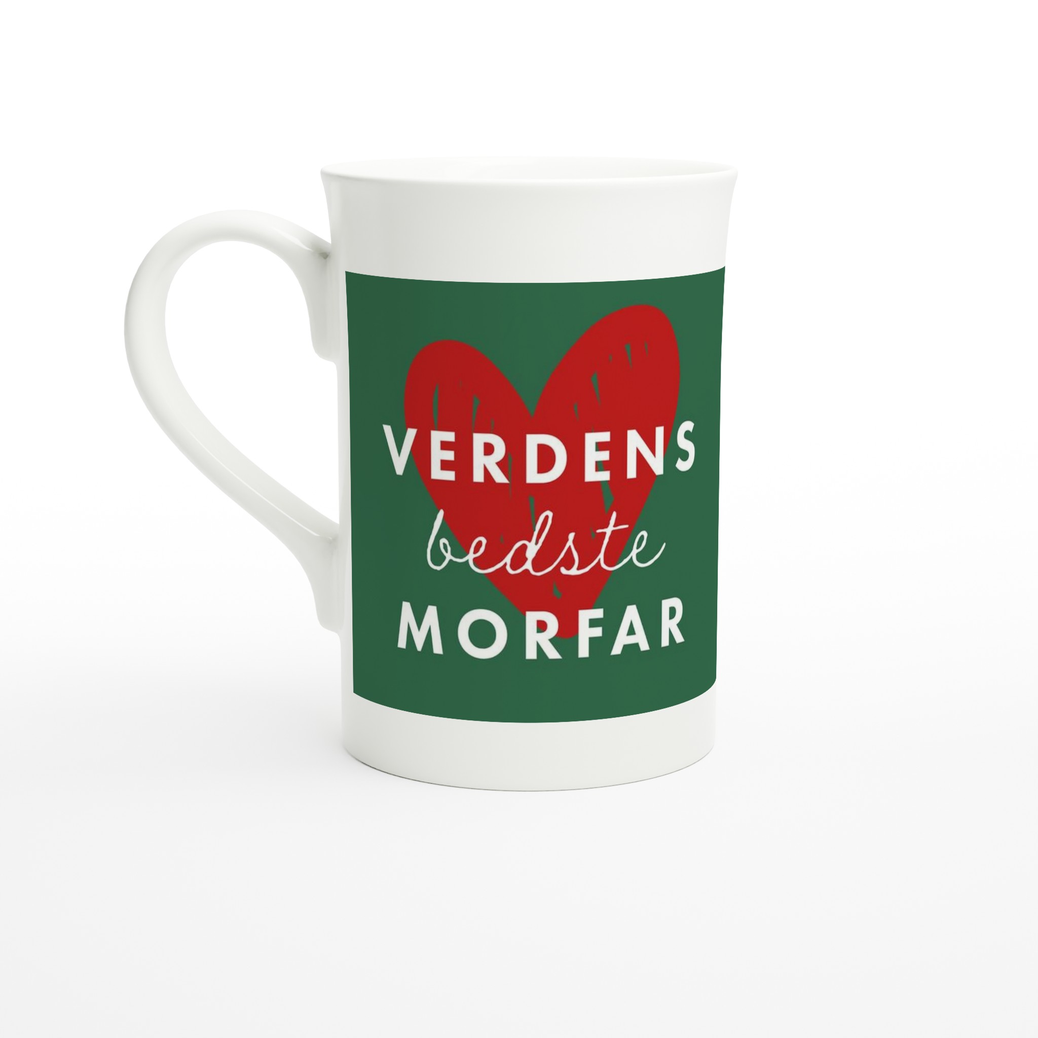 Verdens bedste morfar porcelænskrus (295 ml)