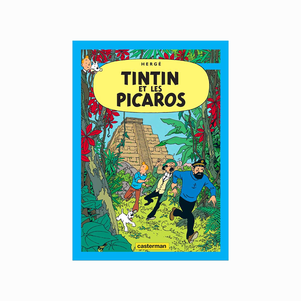 Tintin plakat Tintin et les Picaros (1974)
