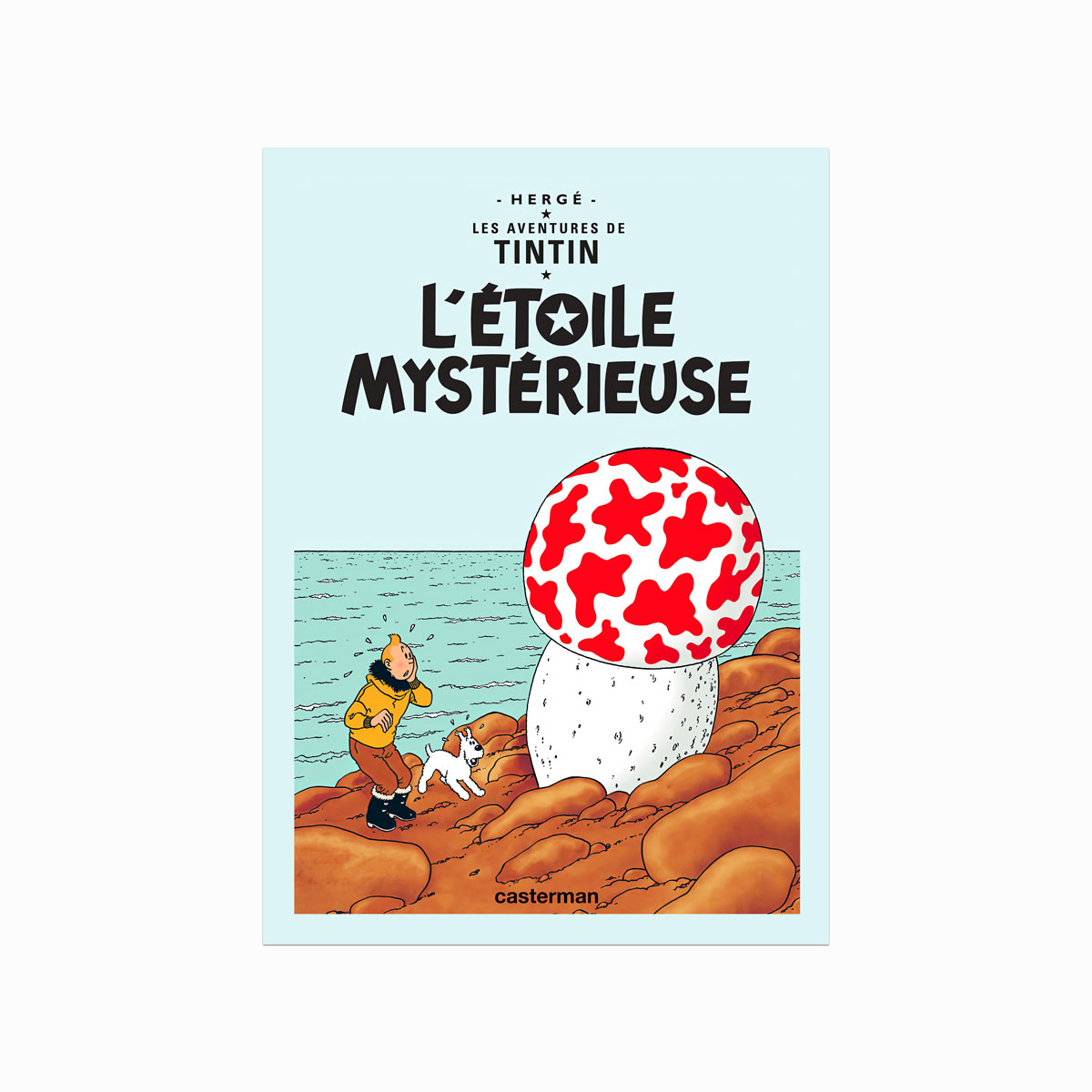 Tintin plakat LÉtoile mystérieuse (1942)