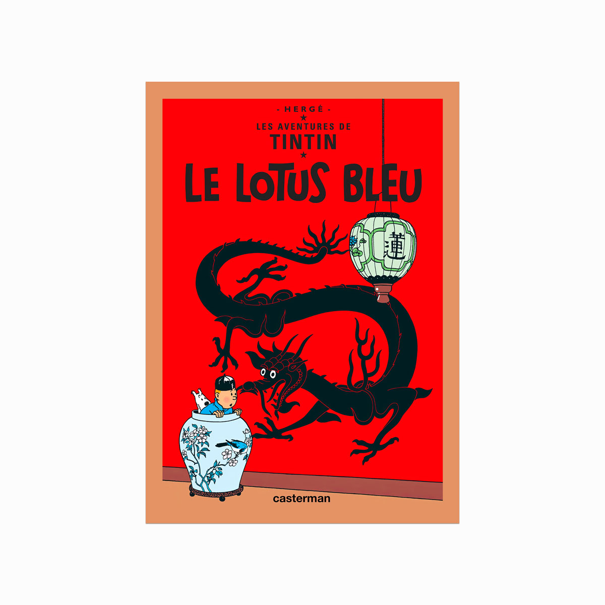 Tintin plakat Le Lotus bleu (1936)