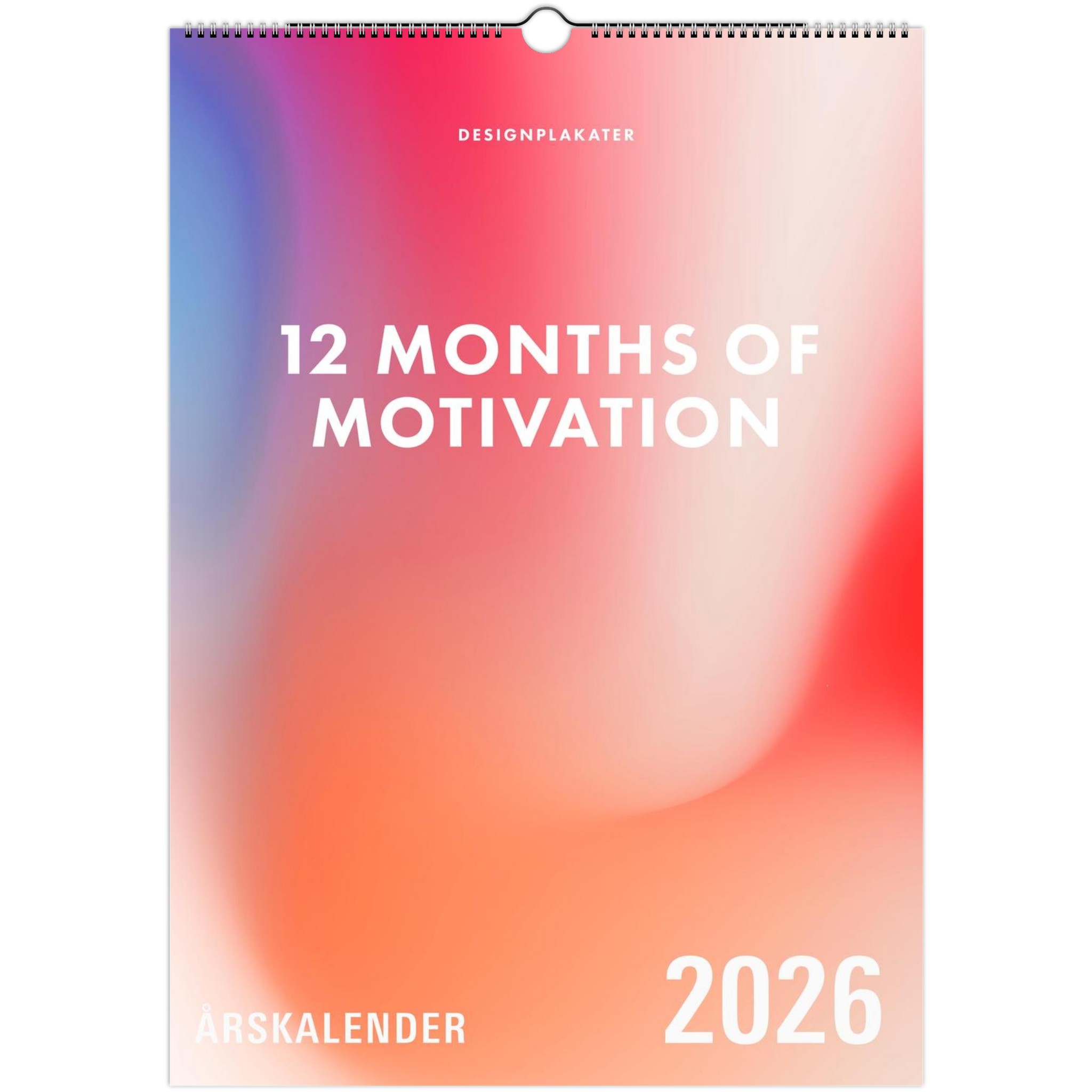 Vægkalender 12 Months of Motivation