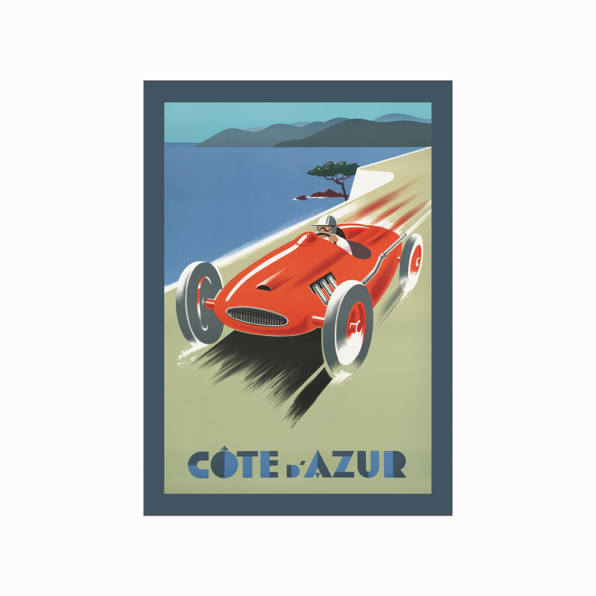 Retro plakat Côte d'Azur