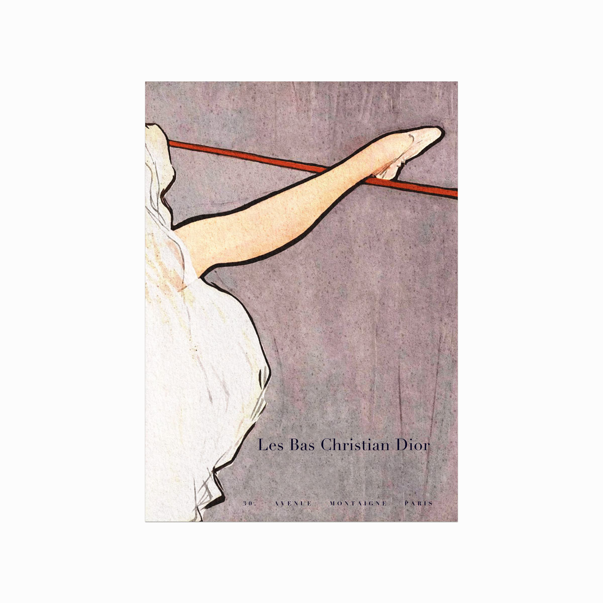 Fashion plakat Dior Les Bas