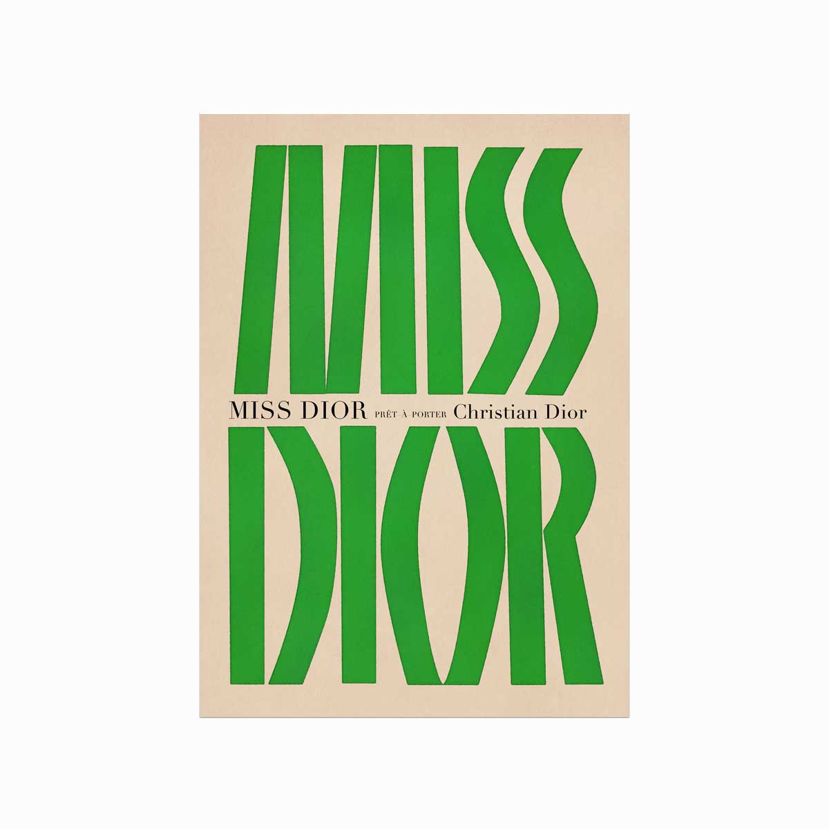 Fashion plakat Miss Dior 01