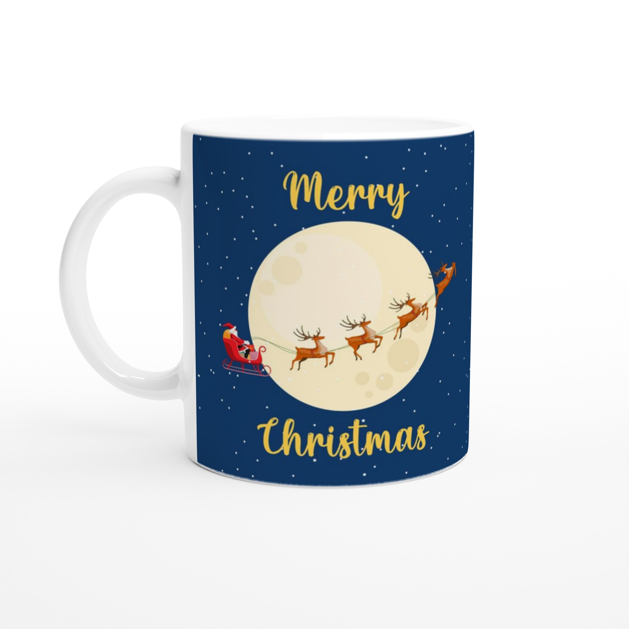 Santas Sleigh Ride Julekrus med flot motiv (325 ml)