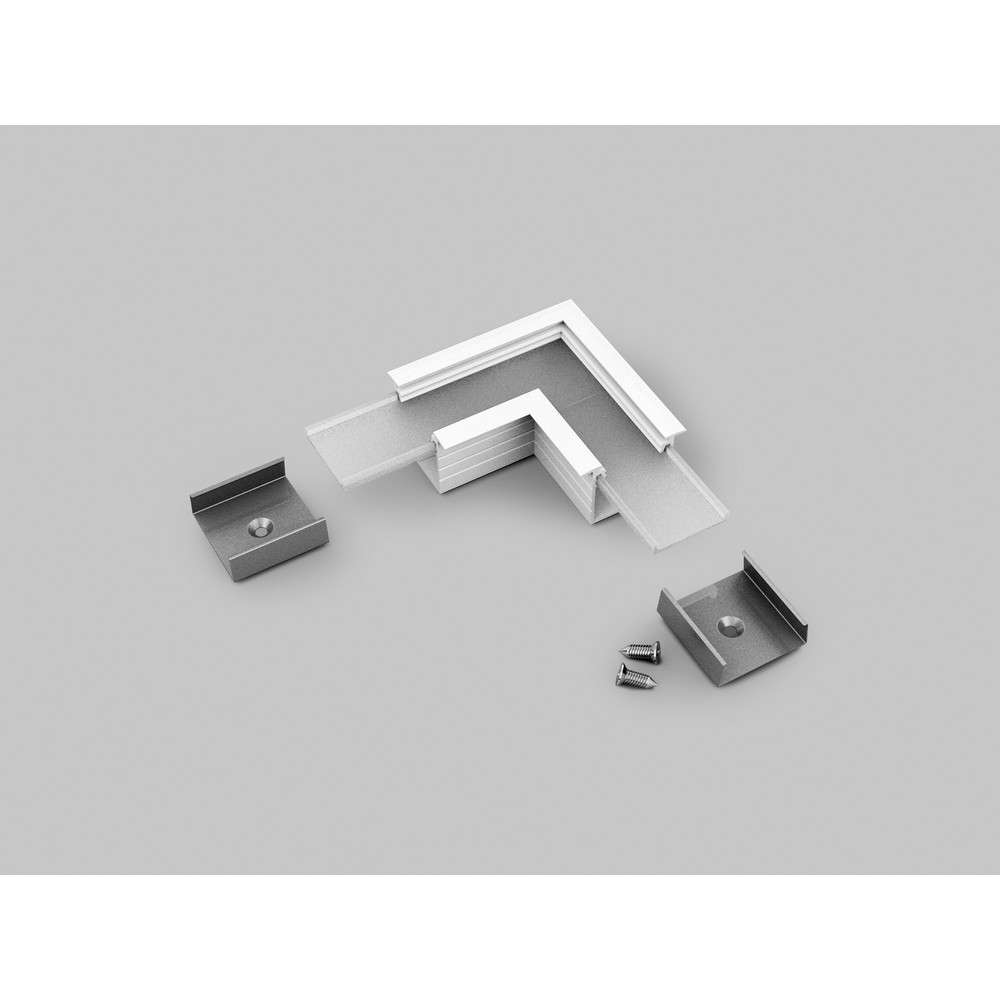 Profilsamler LINEA-IN20 90DEG - Hvid lakeret