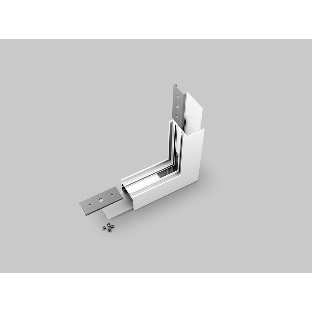 Profilsamler VARIO30-02 270DEG - op / ned, hvid lakeret