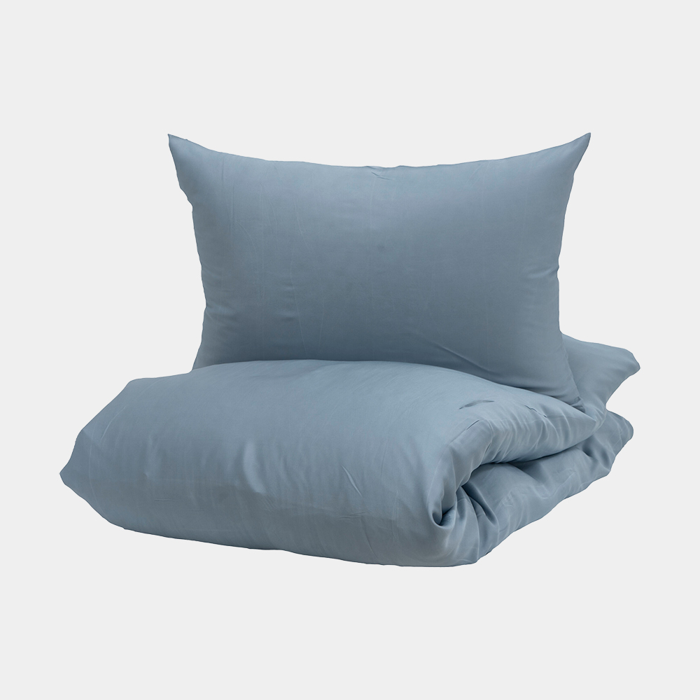 ENJOY Bambus Sengesæt - Lyseblå - 140x220 cm