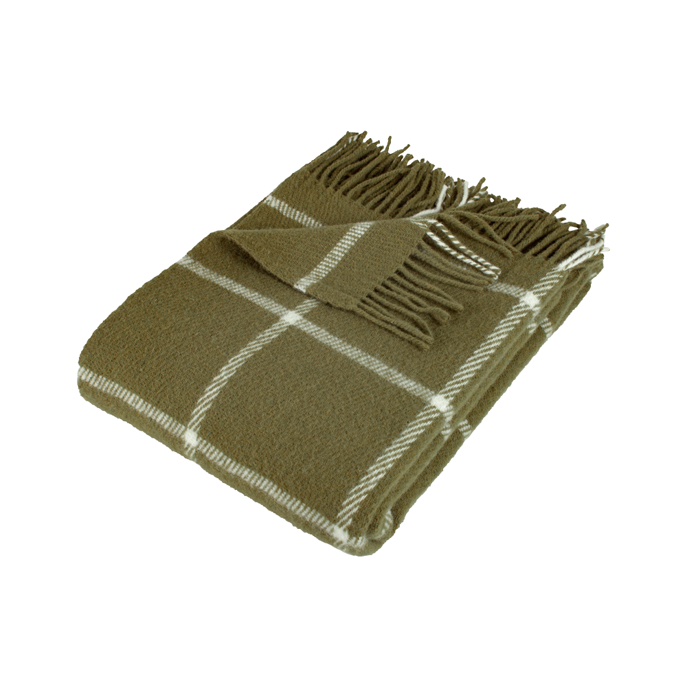 THOR Olive Uldplaid