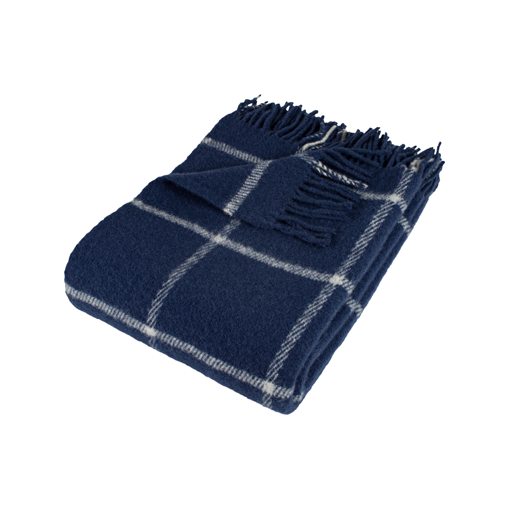 THOR Royal Blue uldplaid