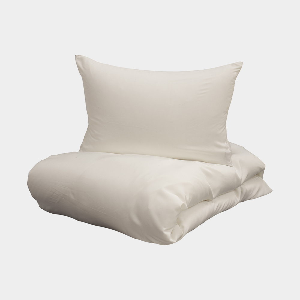 ENJOY Bambus Sengesæt - Hvid - 200x220 cm