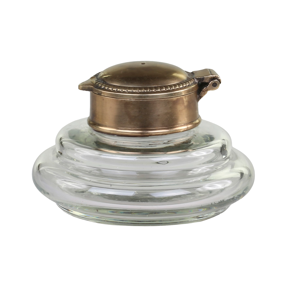 Gl. Fransk vase m. låg