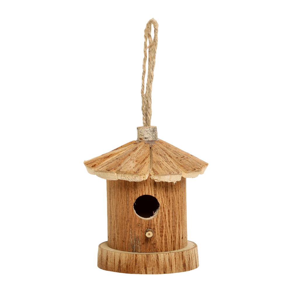 FUGLEHUS i træ m. pind