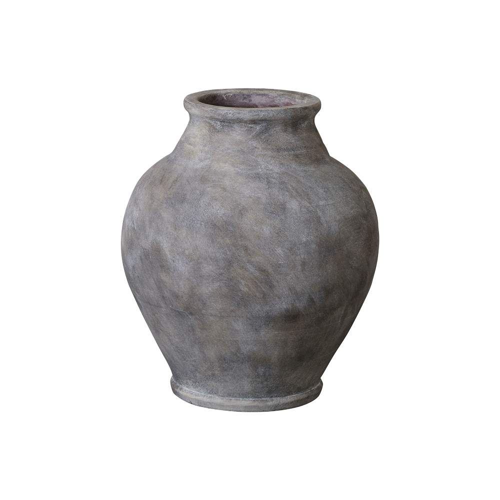 ANNA Vase 33 cm mørkgrå