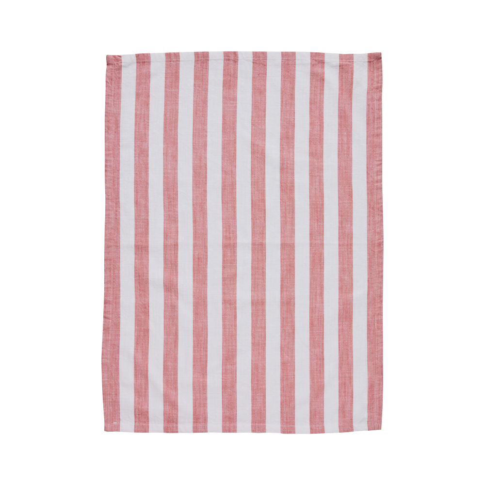 OLIVIA Viskestykke Koral/creme