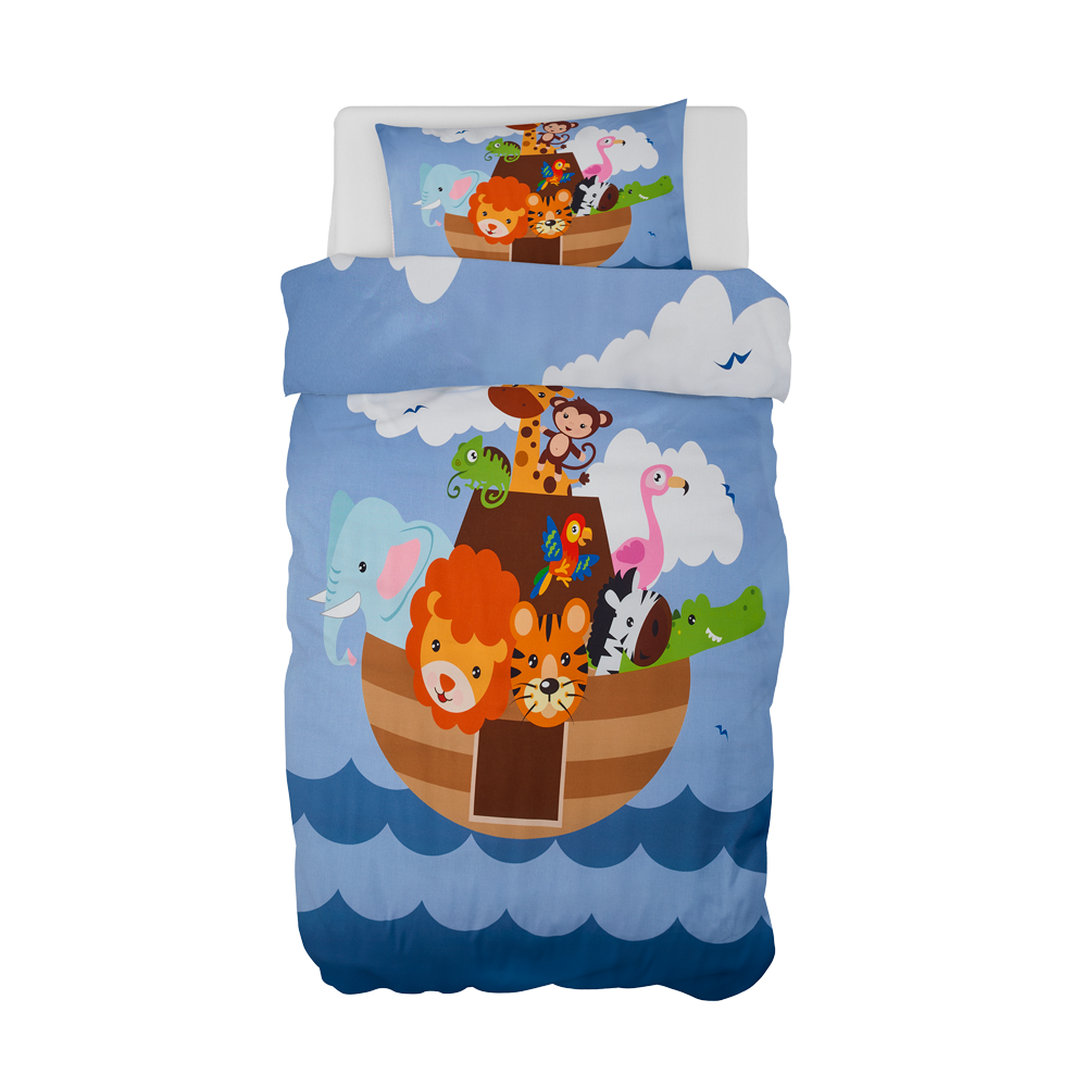 NOAHS ARK Sengetøj - 70x100 cm (Baby)