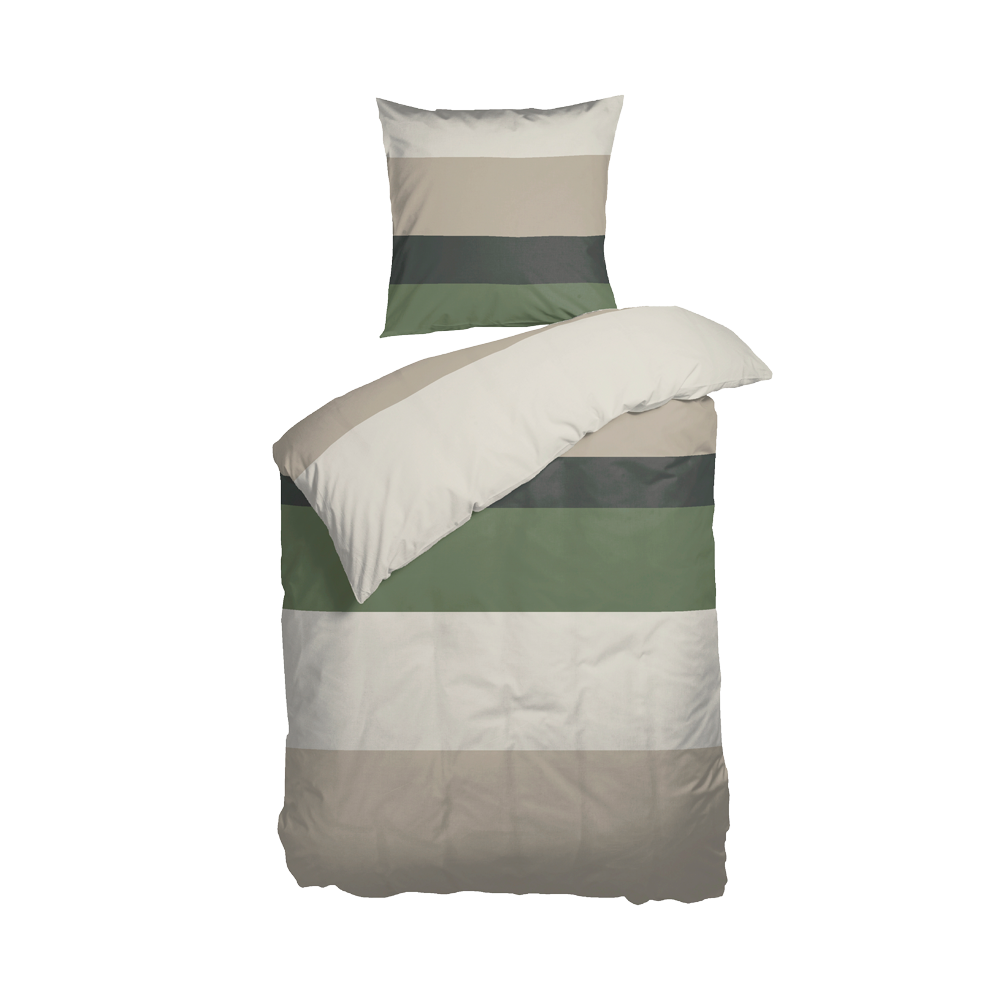 SHANNON Green sengesæt - 140x220 cm