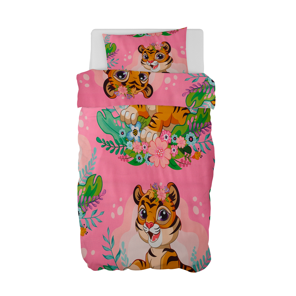 TIGERUNGE Sengetøj - 70x100 cm (Baby)