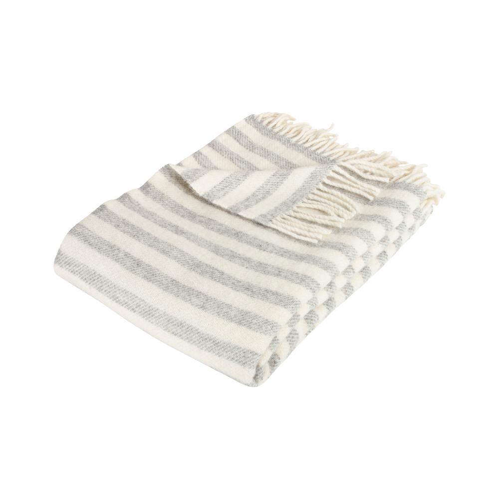 FENRIS Light Grey uldplaid