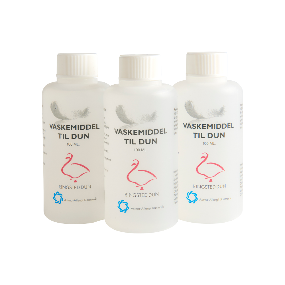 Vaskemiddel til dun 3-pak