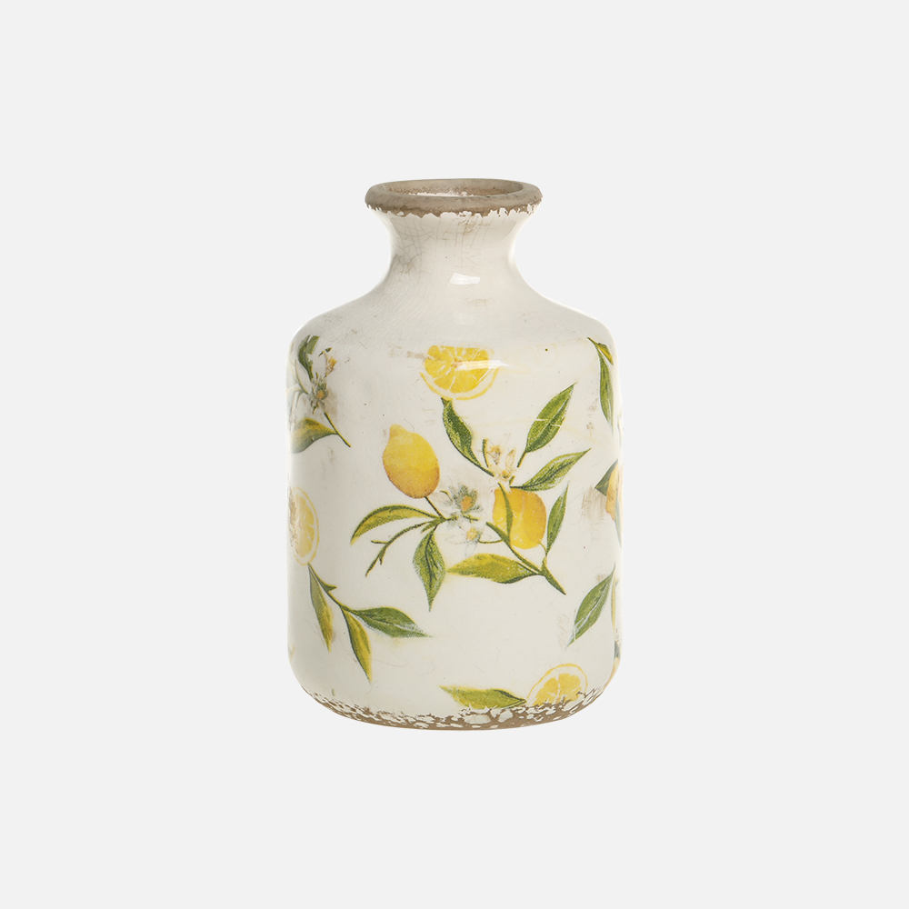 LIMONE Vase m. citroner lille