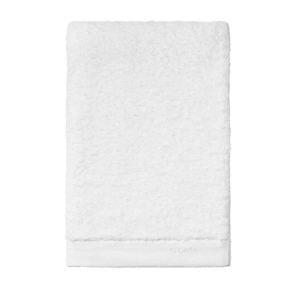 ABATE Håndklæde egyptisk bomuld - Hvid - 50x80 cm