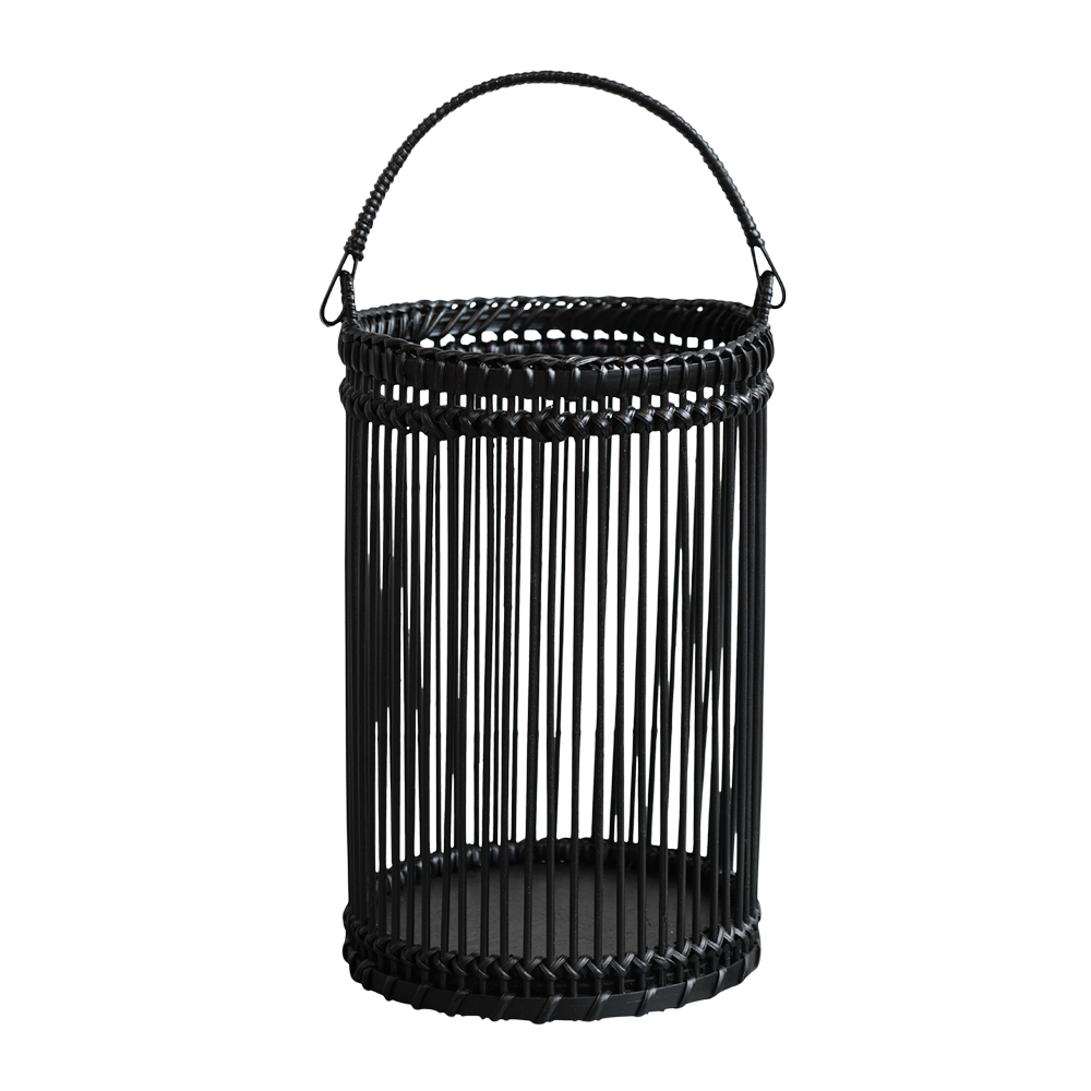 LANTERNE i Bambus 25 cm.