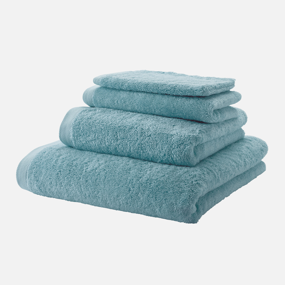 LONDON Håndklæde egyptisk bomuld - Turkis - 70x130 cm