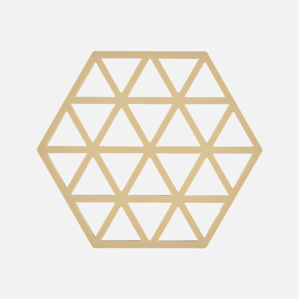 TRIANGLES Bordskåner 2 størrelser - Sand - Lille