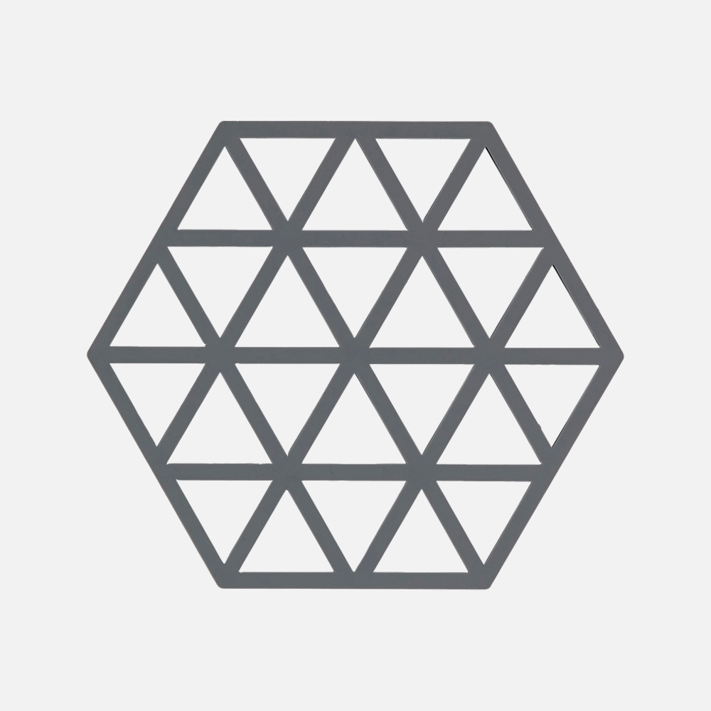 TRIANGLES Bordskåner 2 størrelser - Grå - Lille